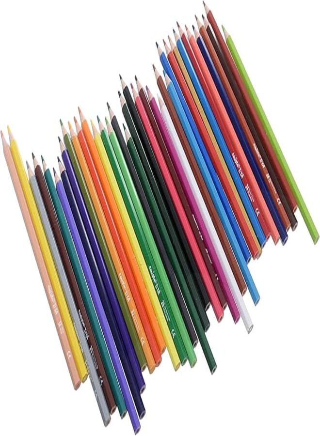 Carioca Tita 42795 Colored Pencils High Quality Pack Of 36 Color 3mm - Multi Color
